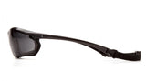 Pyramex CROSSOVR SBG10620DT Gray H2X Anti-Fog Lens with Black and Gray Frame