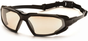 PYRAMEX HIGHLANDER PLUS SBG5080DT Indoor/Outdoor Mirror Anti-Fog Lens with Black