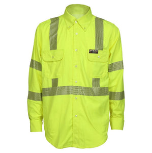 MCR Safety SBS1027 Summit Breeze FR Type R Class 3 Long Sleeve Work Shirt