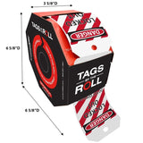 100-Pack "Danger Lock Out Do Not Operate" Tags by-The-Roll, OSHA Compliant