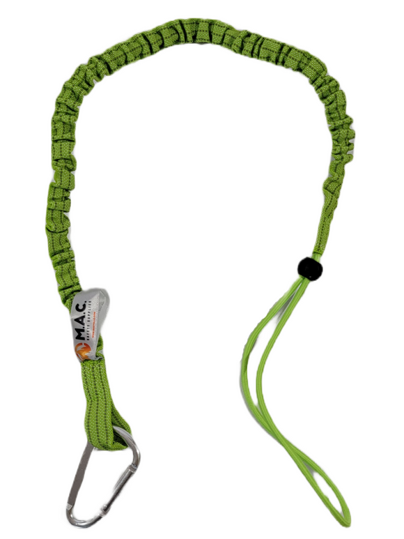 10-Pack Green Hi-Biz Scaffold Tool Lanyard With Carabiner Clip And Adjustable Lo