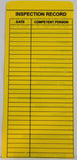 Yellow Vinyl Scaffolding Tag   (QTY-10 per Pack)