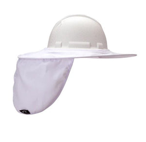Pyramex HPSHADE10 Hard Hat Shade with Brim - White