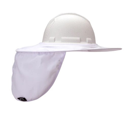 Pyramex HPSHADE10 Hard Hat Shade with Brim - White